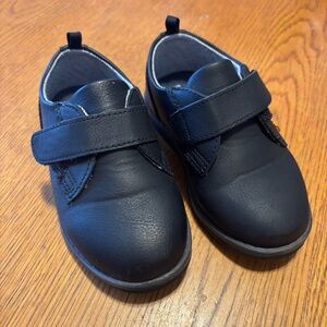 Wonder Nation Black Kids Dress Shoes
